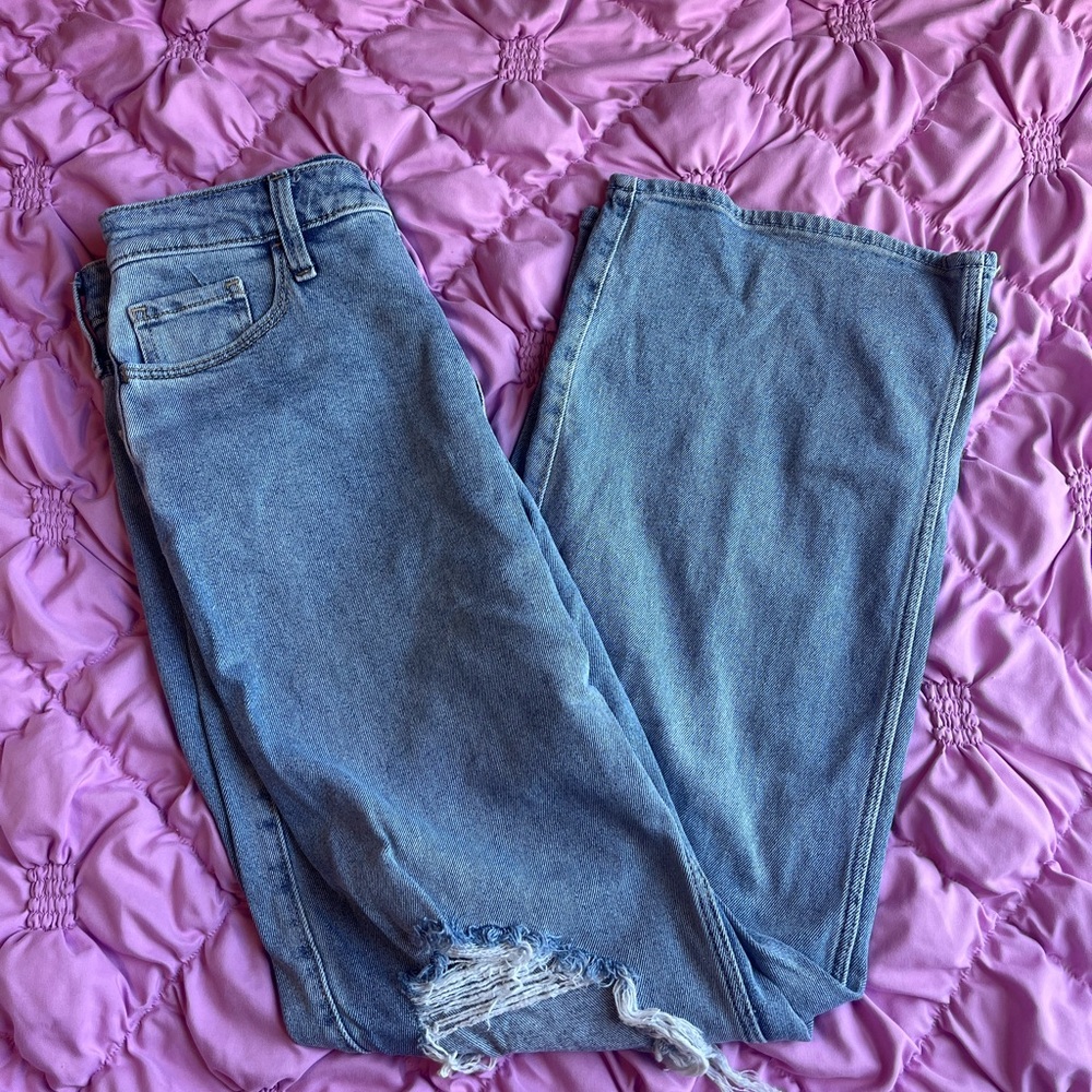 Hollister High Rise Baggy Denim Jeans — Size 7R!!
